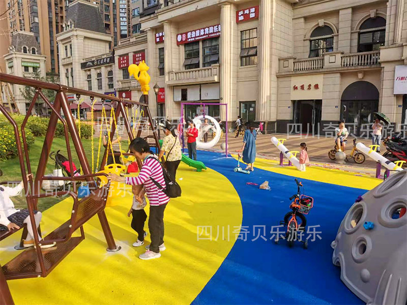 双流清河小区户外广场设施