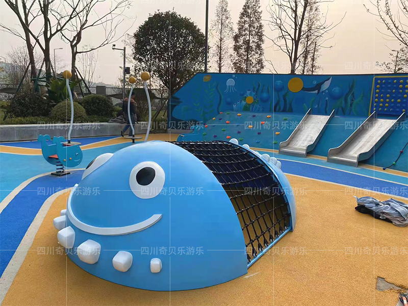 双流浅水湾小区儿童设施安装案例 | 奇贝乐游乐